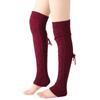 Wool Stockings Foot Fashion Casual Simple Solid Color Practical Style Lacing