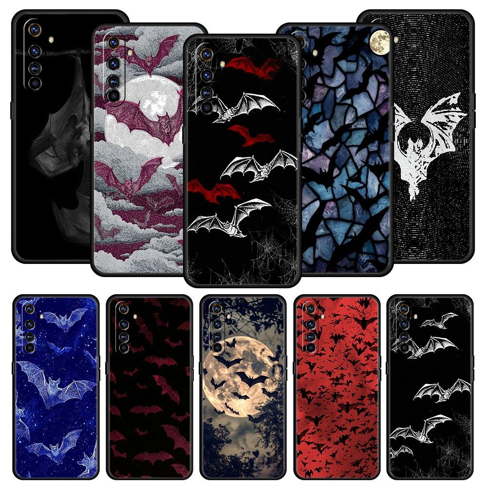 Goth Vampire Bat animal Phone Case For Realme 13 12 10 9 8 7 GT3 GT5 GT2 Pro Plus 5G C21 C25 C35 GT Neo 2 3 3T 5 Cover