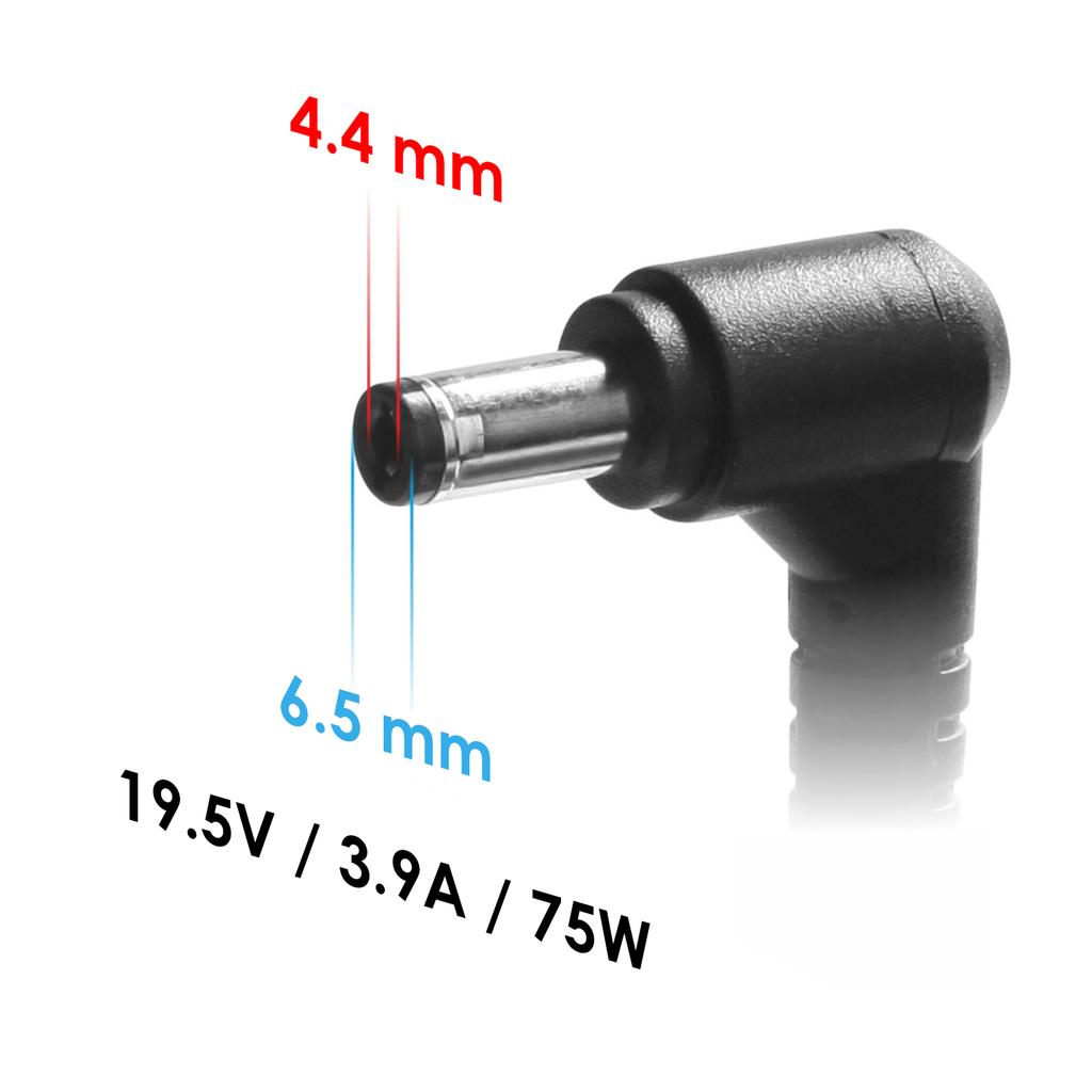 Akyga Ak-Nd-19 Power Adapter For Sony Laptop 19.5V 3.9A 75W 6.5 X 4.4 + Pin
