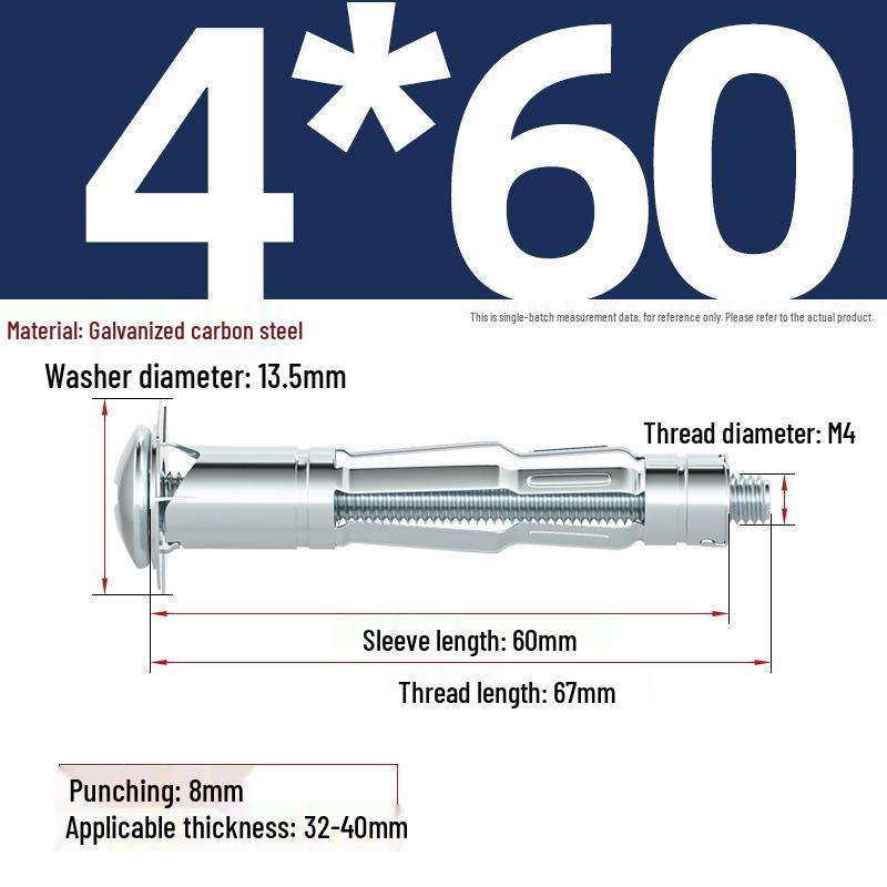 Galvanized Petal Nut Expansion Rivet Screw
