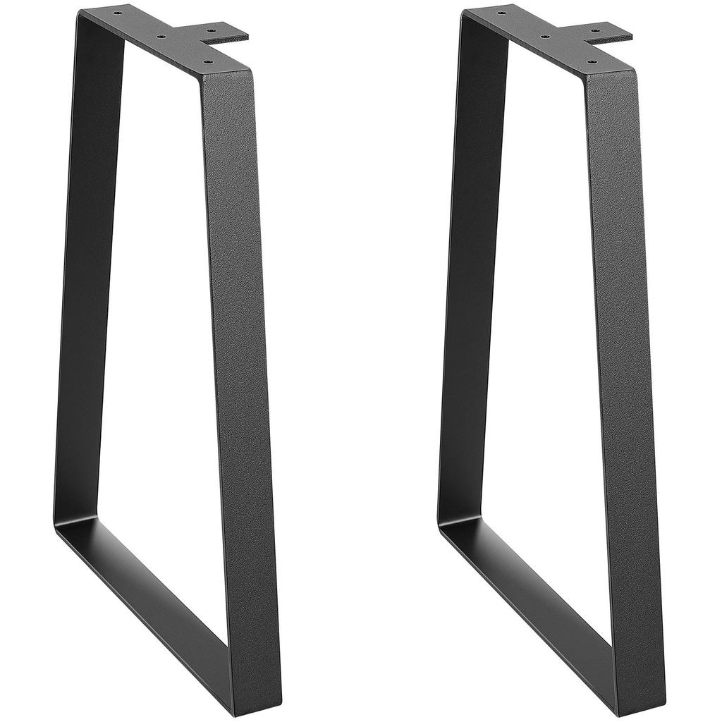 406.4MM Trapezoid Steel Table Legs, Replacement Furniture Legs Set of 2 for DIY Coffee Tables, Modern Desks, Bench, Night Stands, Sofa, Max Load