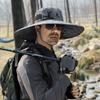 Men's Summer Outdoor Casual Sunhat Oversized Brim UV Protection Hat Outing Sports Fishing Hat