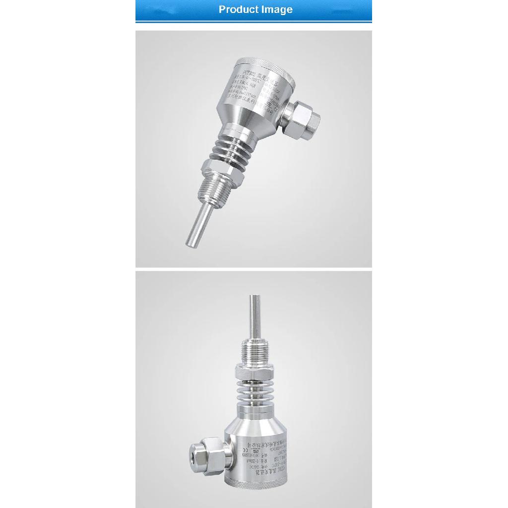 High Temperature Resistance Full Welding Stainless Steel Compact Temperature Transmitter PT100 Temperature Transducer