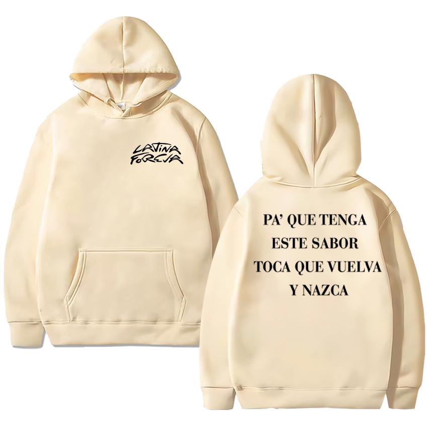 2025 New In Karol G Latina Foreva Song Double Sided Printed Hoodies Men Women Fashion Casual Sweatshirt Unisex Fleece Pullovers