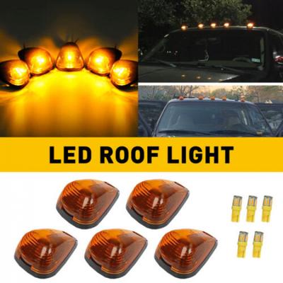 510PC Amber LED Cab Roof Marker Lights Kit For 99-16 Ford F250 F350 Super Duty