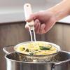 Skumslev Ergonomiskt Handtag Multifunktionell Pastasilsked för Matlagning Potatischips Kök Fritering Avrinning