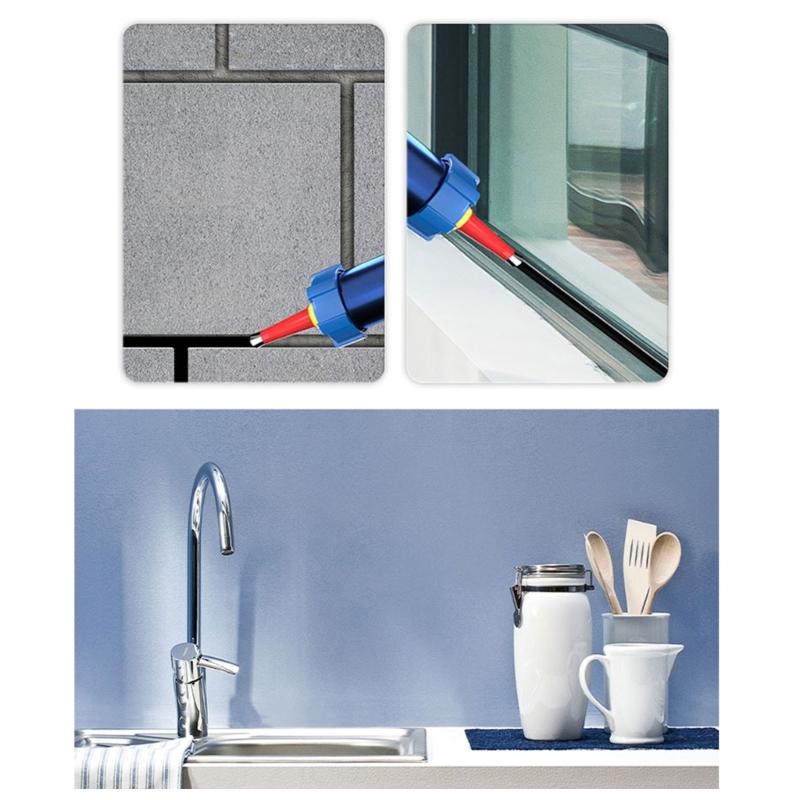 Düsenset zum Abdichten, 22 Stück Edelstahl-Silikonspitzen zum Abdichten 6/7/9/10/11/12/13/14/15/16/18/20/23/25/28/30 mm