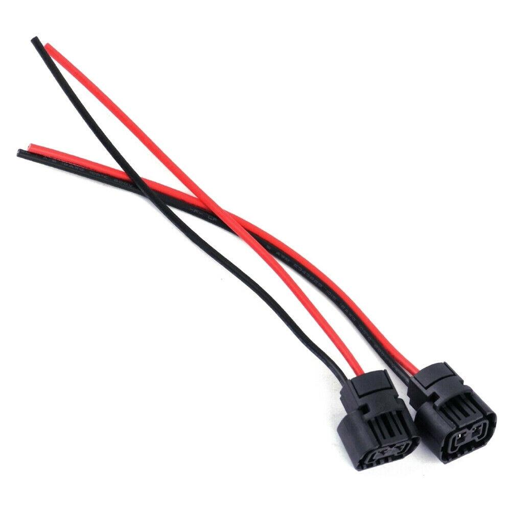 Wire Pigtail Female P 4W Two Harness Fog Light Replacement Socket Connector Lamp