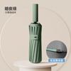 MAYDU Fully Automatic Black Rubber Sunny Umbrella Sunscreen, UV Protection, Rain and Rain Dual Use Sun Umbrella
