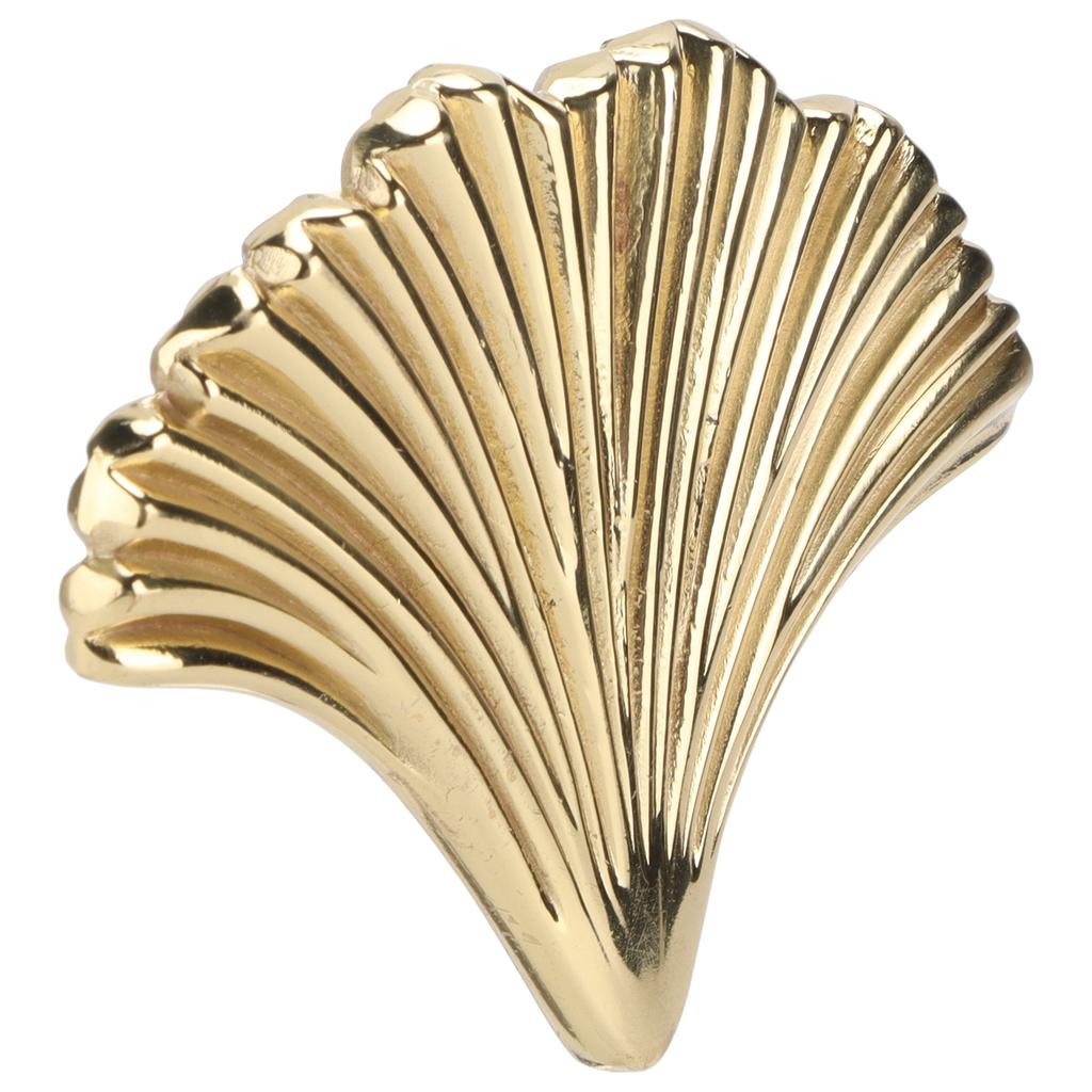 Furniture Handle Nordic Chinese Modern Ginkgo Brass Simple Leaf Pulls for Cabinets Drawers Doors Dressing Table