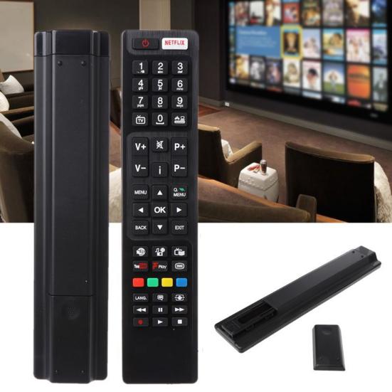 

Пульт дистанционного управления 4k HD-совместимыми смарт-телевизорами, стабильный сигнал на большом расстоянии, большой кнопочный пульт дистанционного управления для RC-4848F