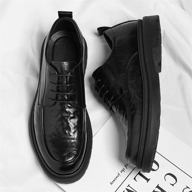New Spring Summer Mens Oxford Shoes Classic Comfy Casual Shoes Male Lace Up Business Footwear Fashion Style Derby Shoes Sneakers
