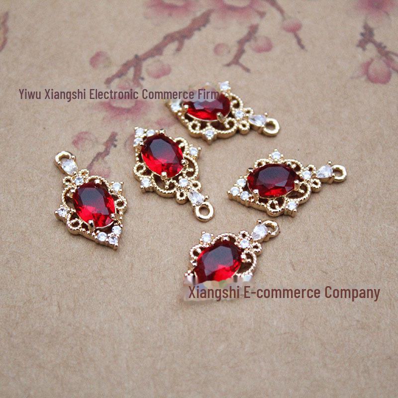 

Комплект украшений для самостоятельного изготовления подвески из микро-инкрустированного циркония и стеклянной окантовки 18*12mm excluding buckle [Code 10]