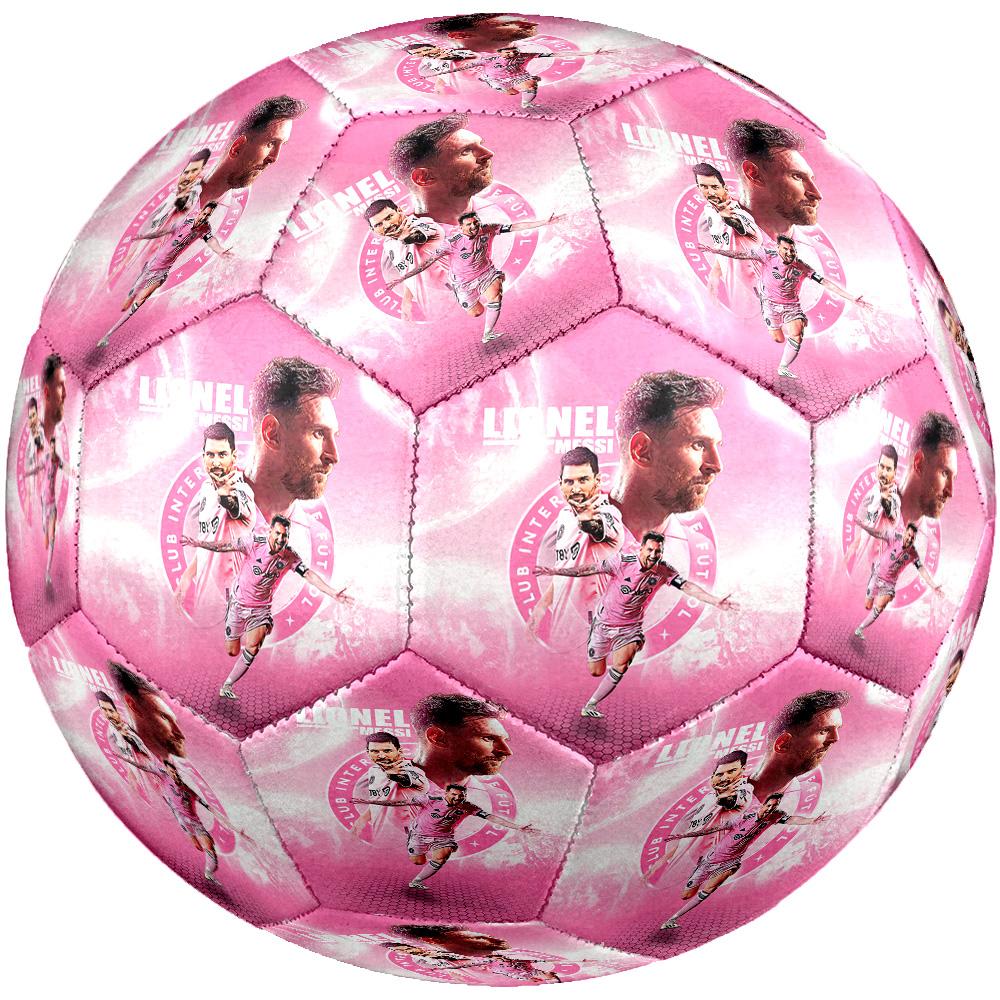 Posizione di Celebrazione di Messi Taglia 5 Calcio Pallone da Calcio Cucito a Macchina Universale per Interni/Esterni Regalo Commemorativo Perfetto per gli Amanti del Calcio