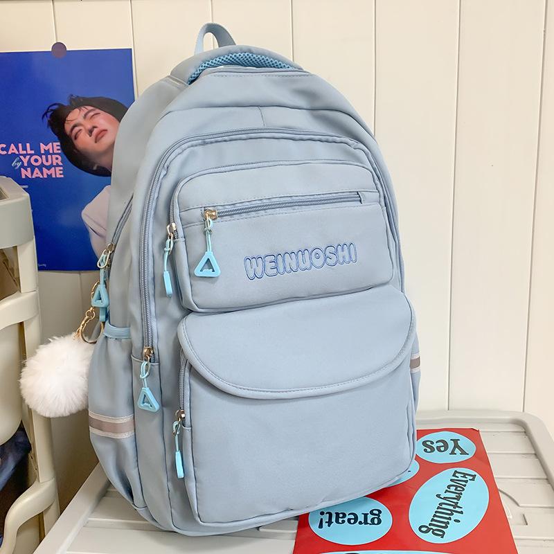 Dětský školní batoh pro žáky základní školy, velkokapacitní, pro dívky, pro žáky nižší střední školy, batoh s nápisem