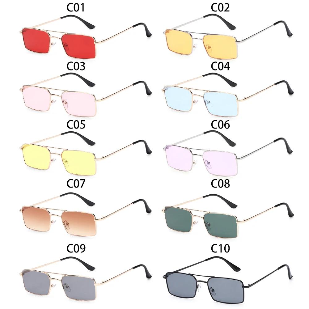 Classic for Women and Men UV400 Lens Retro Rectangle Sunglasses Sun Glasses Steampunk Sunglasses Small Frame