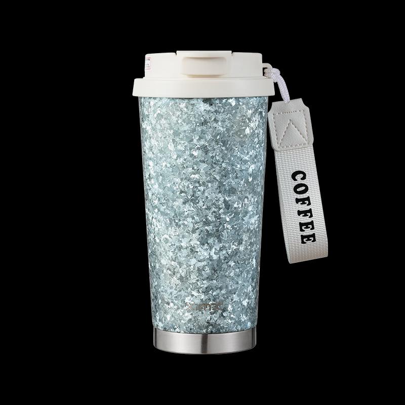 XIMX Pure Titanium Insulated Travel Coffee Mug