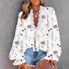 BITCED Women's Fashion Casual Long Sleeve V Neck Blouses & Shirts