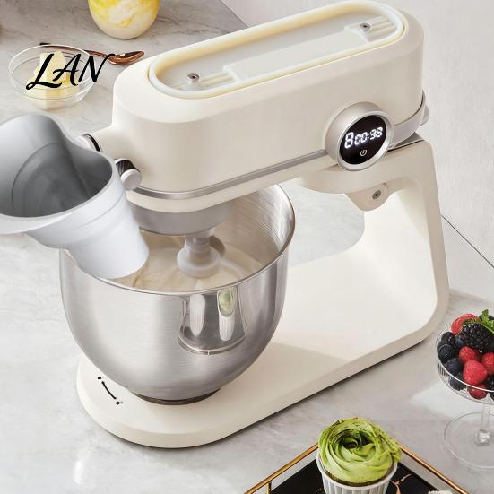 Professional Baking Accessories Flour Funnel And Bowl Cover for Kitchen Aid Mixer, Mess Free Silicone Collapsible Pouring Mixer Shield Attachment,