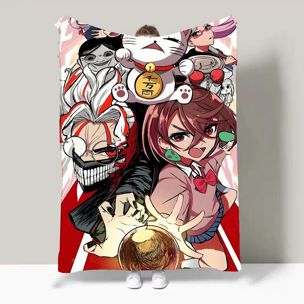 Bilibili Anime Dandadan Blanket Design Lightweight  For Dorms, Naps, Living Room, Office,Sofa,All-Season
