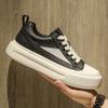 Men Breathable Casual Board Shoes Lightweight Lace Up Low Top Sneakers Soft Sole Fashion Shoes for Daily Walking Street Wear
