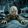 Halloween Decoration Halloween Animatronic Crawling Zombie with Light-Up Eyes and Creepy Sound