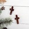 Handheld Olive Wood Clinging Cross From Elegant Wooden Cross Decor - Versatile Spiritual Symbol for Home & Office, Perfect Gift