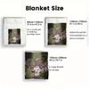 Timid Cartoon Puppy 2D Flat Pattern Flannel Blanket High quality All Seasons Warmth and Comfort Perfect for Christmas Gifts.