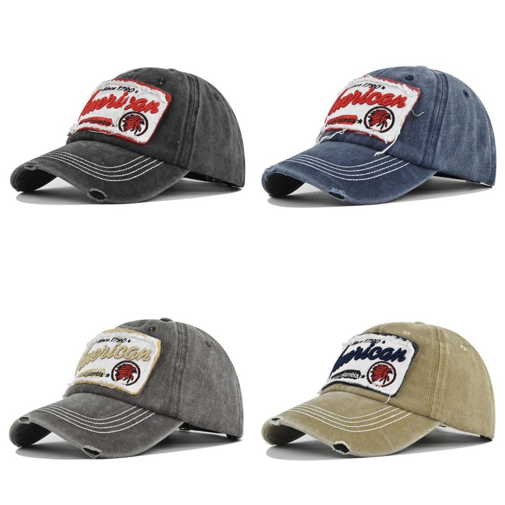 Baseball Retro Cap Printed Duckbill Cap Sticker Embroidered Threedimensional