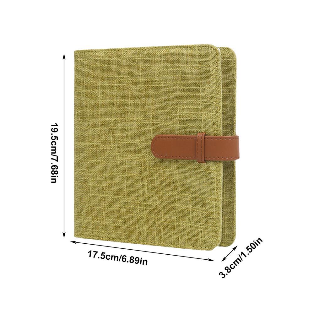 

Маленький фотоальбом, книга памяти, портативная, большой емкости, изысканная и элегантная иллюстрированная книга, фотокнига для семейных посиделок зелёный