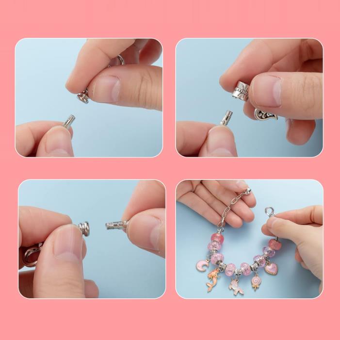 Jewelry Making Kit Bracelets Beads Charms Pendants Gift