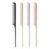 Professional Rat Tail Hair Comb Salon Hairdressing Styling Comb Barber Aluminum Metal Comb