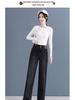 Fleece-Lined High-Waisted Wide-Leg Jeans for Women - Slimming, Loose, Straight-Leg for Autumn/Winter 2025