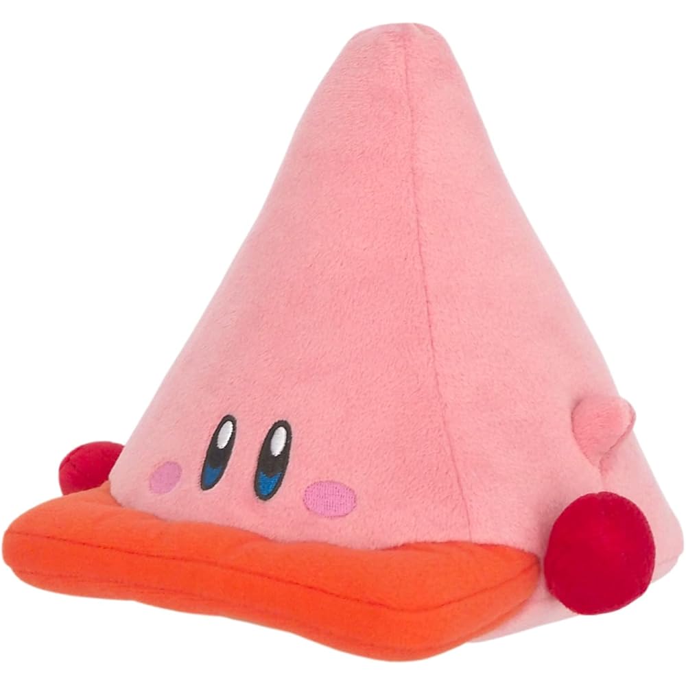 Sanei Boeki Kirby All Star Collection Plush Toy Triangle Shape 17.5x15.5x16.5cm