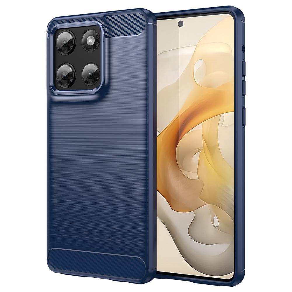 

Для Motorola Moto G Stylus 5G (2025) Чохол Захисний Чохол для Телефону Текстура Карбонового Волокна Матовий C