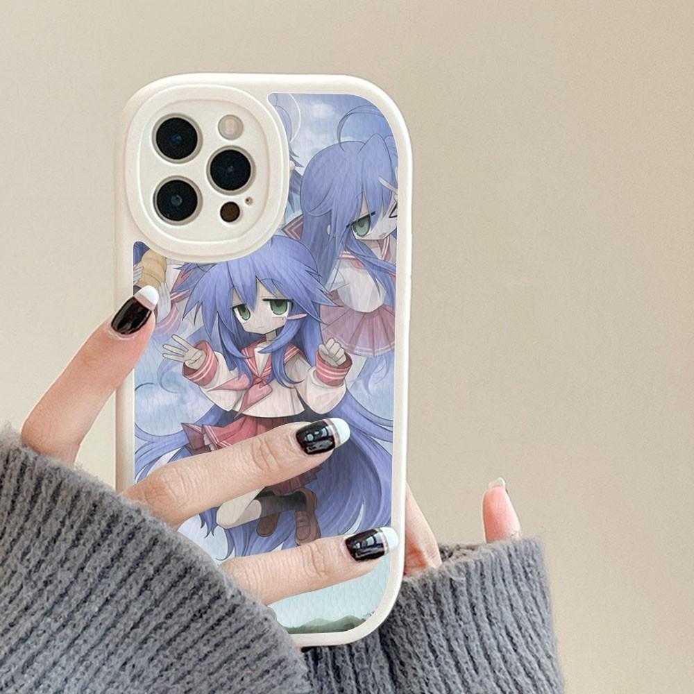 

Anime girl Lucky Star Phone Case Hard Leather For iPhone 16 15 14 13 12 Mini 11 14 Pro Max Xs X Xr 7 8 Plus Fundas iPhone 14 pro