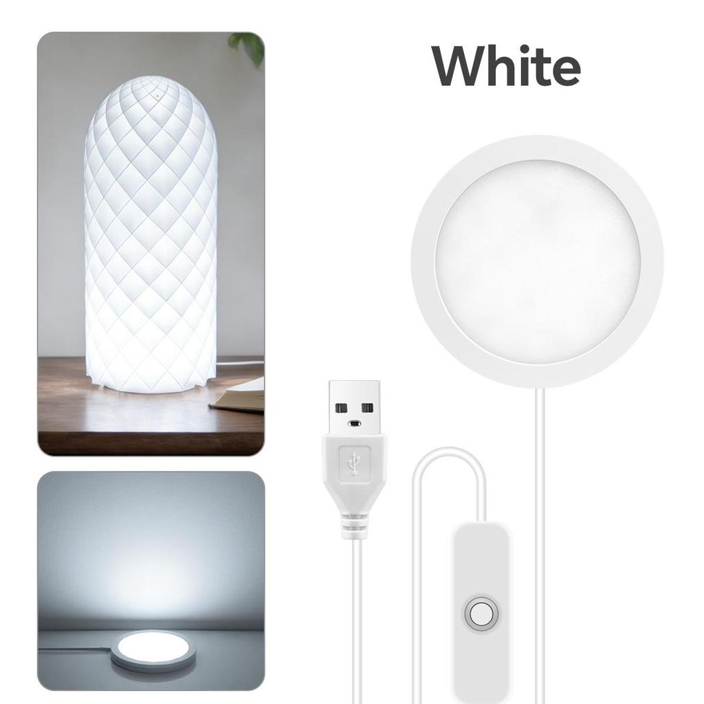 USB Pucklicht 5V Ultra-dünnes LED Schranklicht für Küche Kleiderschrank Weinbar Nachttischlampe