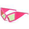 Y2K Aesthetic Oversized Irregular Frames Cat-Eye Sunglasses - Hip-Hop & Beach Party Influencer Favorite