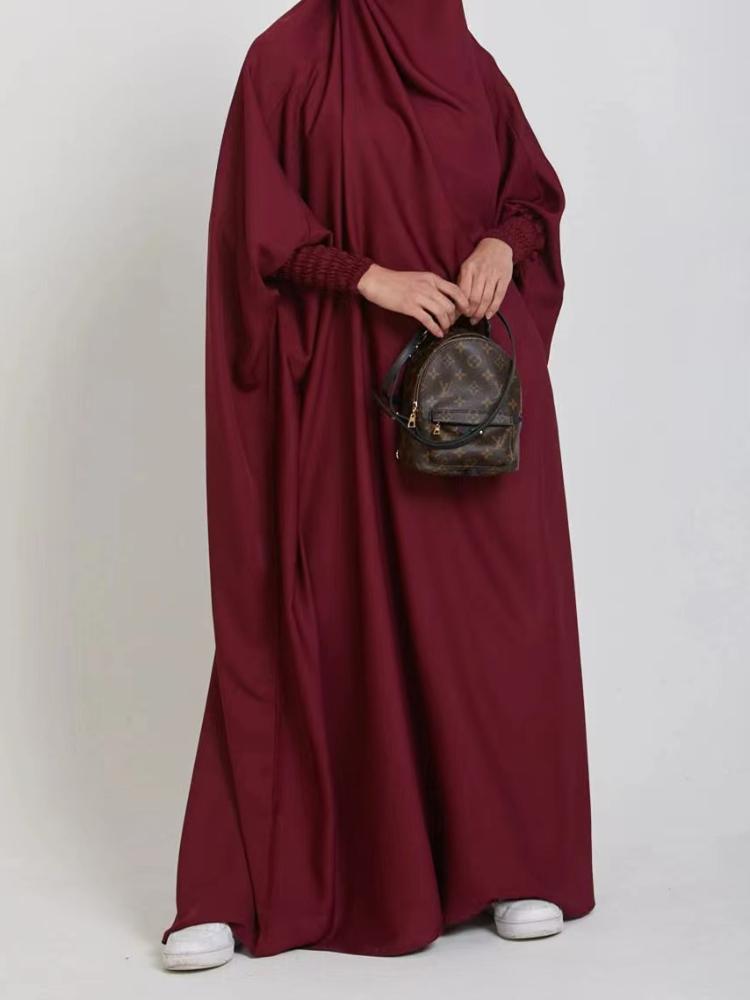 Designer Vintage Solid Loose Long Sleeve Dress Women Elegant Casual Natural Ruffle One Piece Dresses Female National Wind Hooded Blouse Clothing