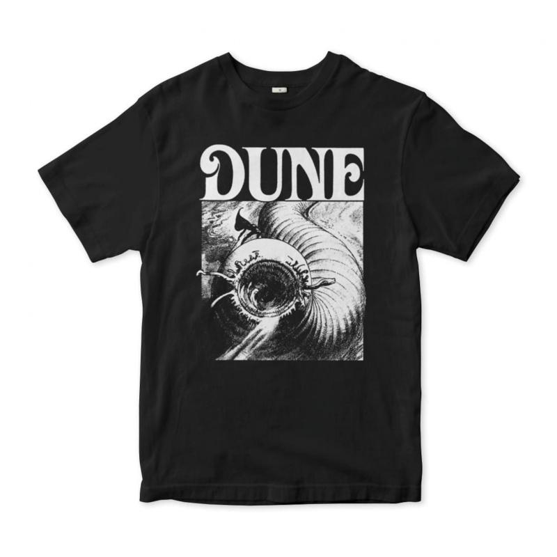 Dune Arrakis ShaiHulud 0408 DUNE Sic fi fan Gift t shirt 100 cotton printed Shortsleeve Graphic clothes All size Tops S6XL S