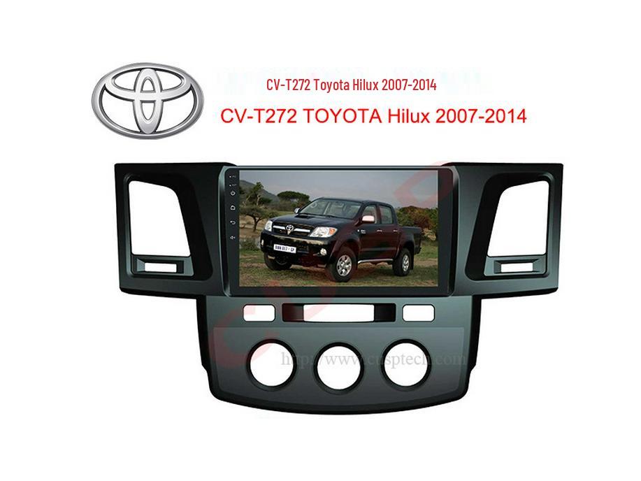 9" Smart Voice-Controlled DSP Car Navigation Display for Toyota Hilux 2007-2014