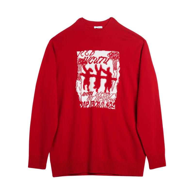 

VICUTU Men s Crew Neck Long Sleeve Knit Sweater L 175/92A