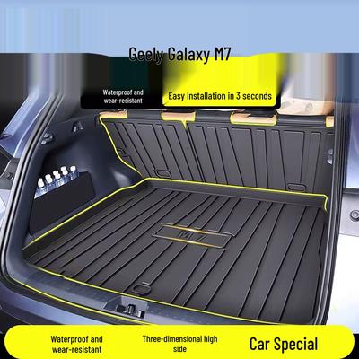 Alfombrilla de Maletero de TPE Compatible para 26 Modelos Galaxy M7 - Alfombrilla para Maletero de Coche Accesorios de Modificación.