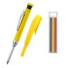 Woodworking Mechanical Pencil, 2.8mm Solid Lead with Protective Cap, Deep Hole Marking Tool for Architects & Carpenters