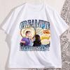Funny Cream Pie Enthusiast TShirt 90s Vintage Cotton Short Sleeve Tshirt Loose Comfortable Breathable T Shirt Y2k Grraphic Tees