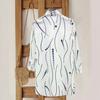 For lapel mid-length fashion long-sleeved shirts, loose casual commuting temperament versatile tops