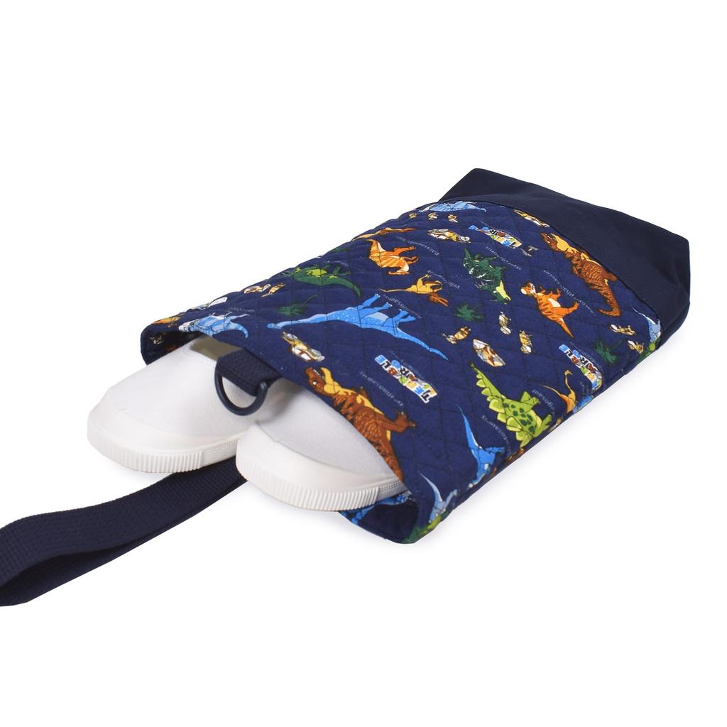 COLORFUL CANDY STYLE Quilted Entrance Dinosaur Continent Perfect for Preparing for Includes a Lesson Shoe Gym Clothes and Cup Bag for Boys 4-Piece