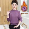 Mom's Winter Velvet One-Piece: Stylish Thickened Sweater with Warm Inner Layer for Middle-Aged & Elderly Women