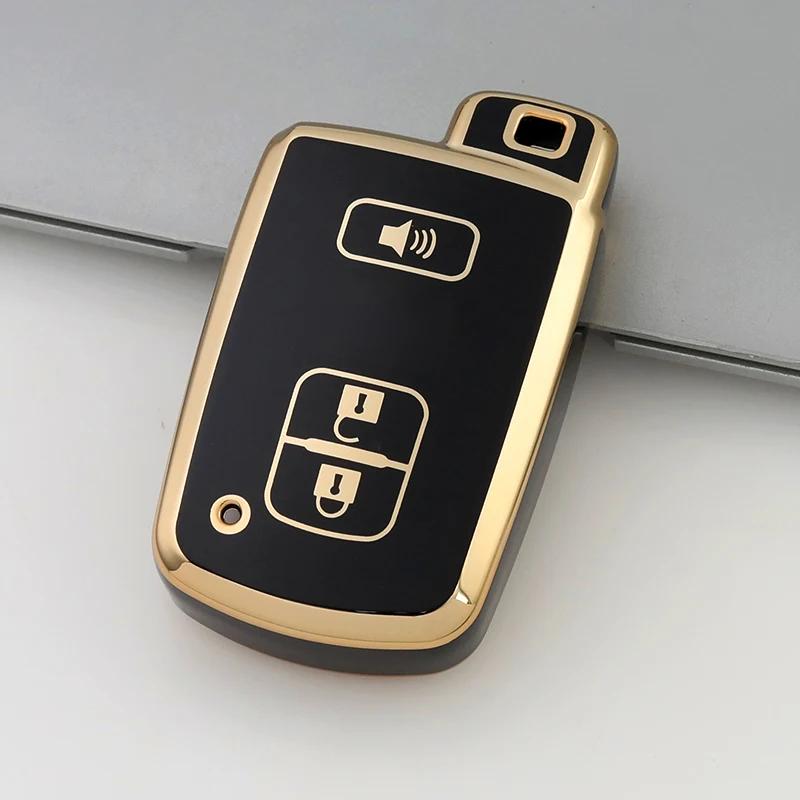 2 3 4 Buttons TPU Car Key Case for Toyota Prius Plus Auris Avalon Verso Rav 4 Corolla 2013 Yaris Hybrid Remote Keychain