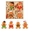 12Pcs New decorations box wooden painted hanging ornaments tree decoration pendants 2025 New Year small gifts Christmas products